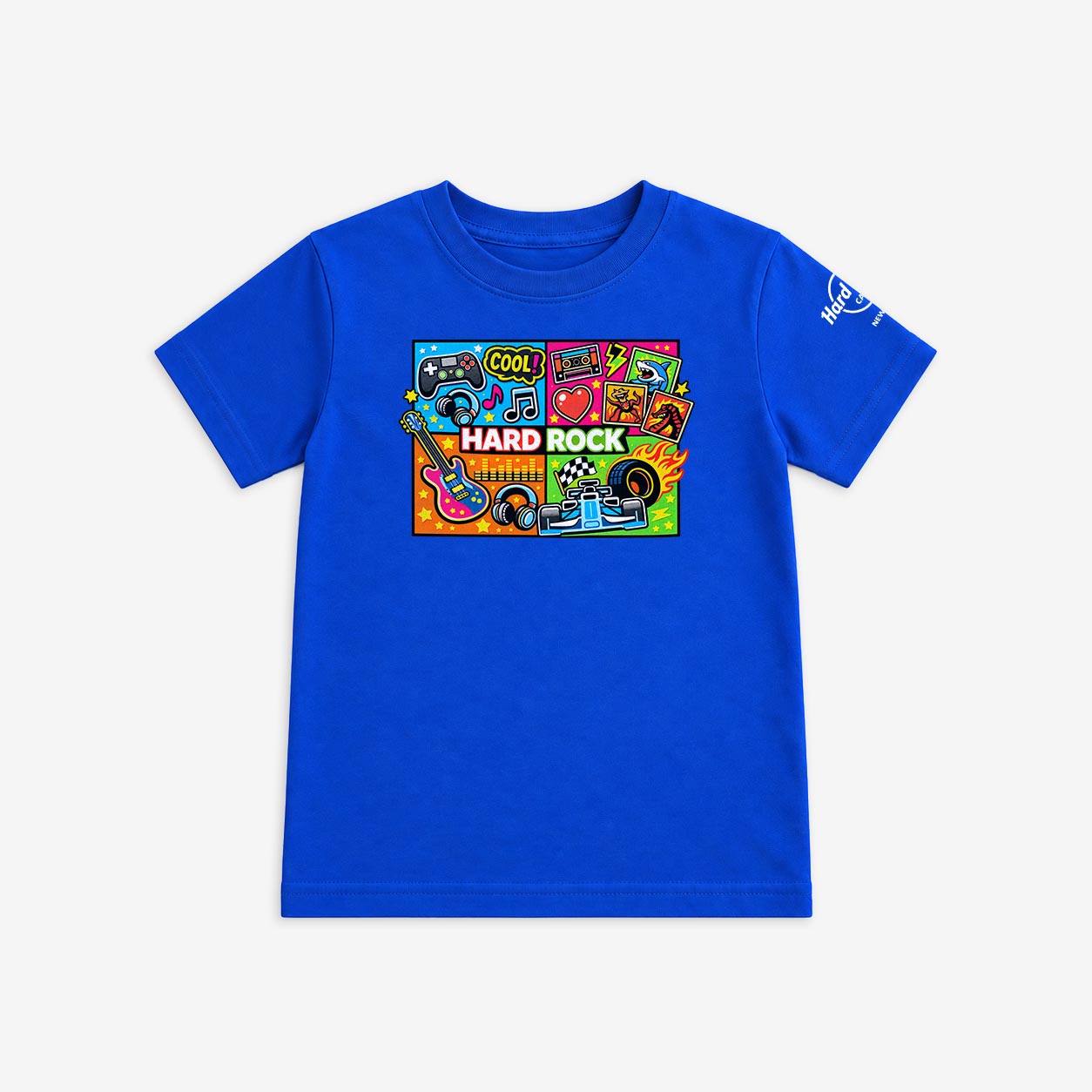 Youth Fit Playtime Pop Art Tee in Royal image number 1